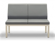 Диван двухместный без подлокотников Unital Норман 2А Светло-серый