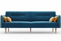 Диван трёхместный Любимый дом Протей ЛД 309.010.000 Синий Горчичный