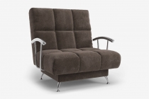 Кресло МЛК, г. Можга Финка-2, подлокотники хром, велюр Пони 33