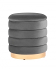 Пуф Stool Group Франсис с ящиком велюр Серый