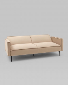 Диван прямой Stool Group Кассель велюр Бежевый