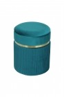Пуф Stool Group Миранда с ящиком велюр Бирюзовый