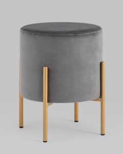Пуф Stool Group Кейси велюр Серый