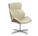 Кресло Profoffice CHARM/A Wood Nut Rio Latte Бежевый Орех