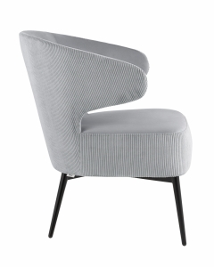 Кресло лаунж Stool Group Royal Stripes велюр Фисташковый