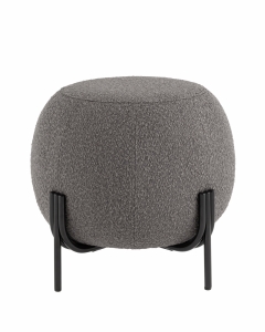Пуф Stool Group Флик букле Темно-серый