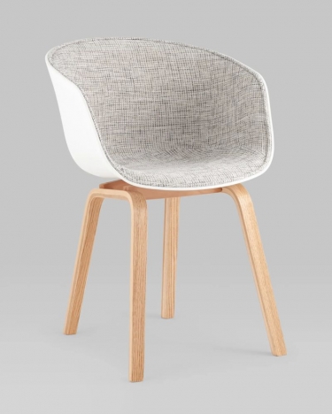 Кресло Stool Group Libra Soft Серое