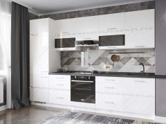 Кухонный гарнитур ширина 317 см Витра Бьянка 38