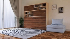 Кровать-трансформер Новый век Смарт 3 с полками Венге