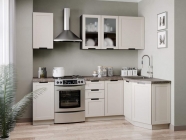 Кухонный гарнитур Любимый дом Джамис 2400 угловой Черный Кашмир