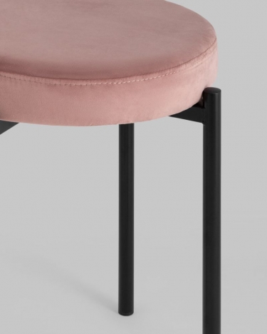 Табурет Stool Group Рио велюр Пыльно-розовый