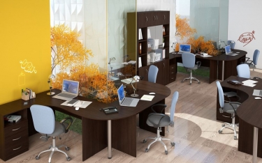 Комплект офисной мебели Skyland Simple 01 Дуб Юкон