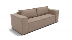 Диван Berhouse Рашт ЗР Цвет фасада Светло коричневый Тип Прямой Материал фасада Металл/Велюр