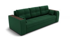 Диван Berhouse Сенатор-1 ППУ ЗР Цвет фасада Зеленый Тип Прямой Материал фасада Металл/Велюр