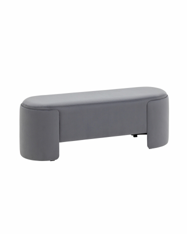 Банкетка Stool Group Taks велюр Серый