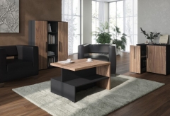 Зона приемной Skyland VELION VENEER 04 Американский орех Яшма черная